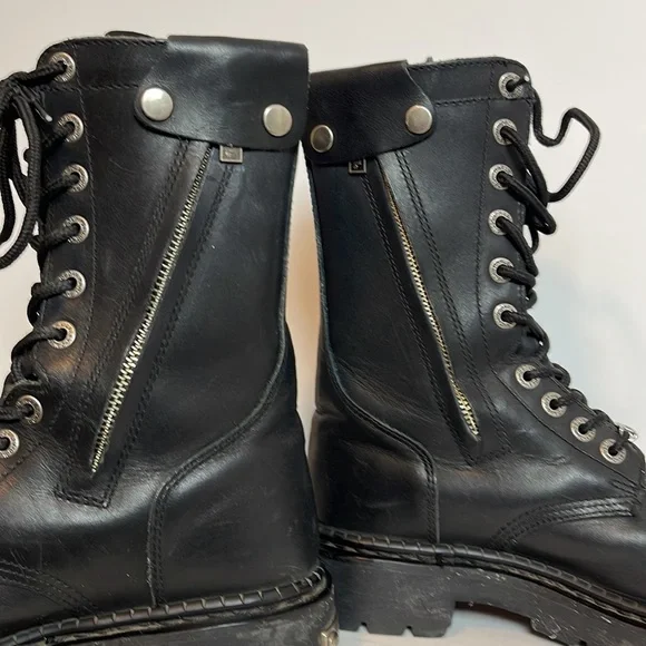 Harley Davidson Moto boots, Wm’s Sz 7 - Picture 3 of 11